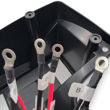 battery connectors. the type used for batteries with nut and bolt style terminals