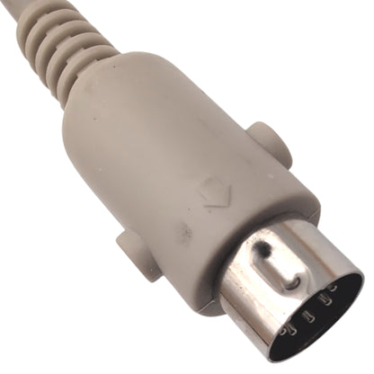 top view of the 7-pin connector. 
