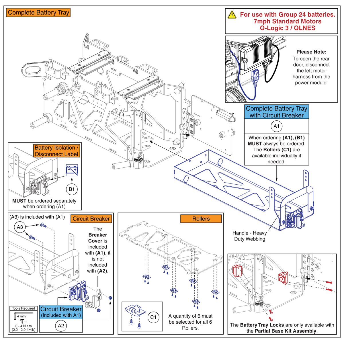 Pride Mobility LAB2101449 decal battery isolation disconnect parts diagram