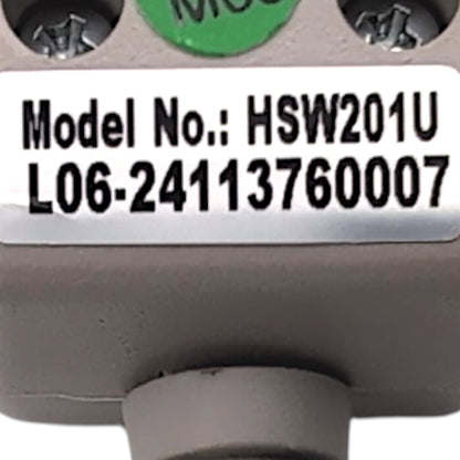 product label. Stating the Model Number: HSW201U