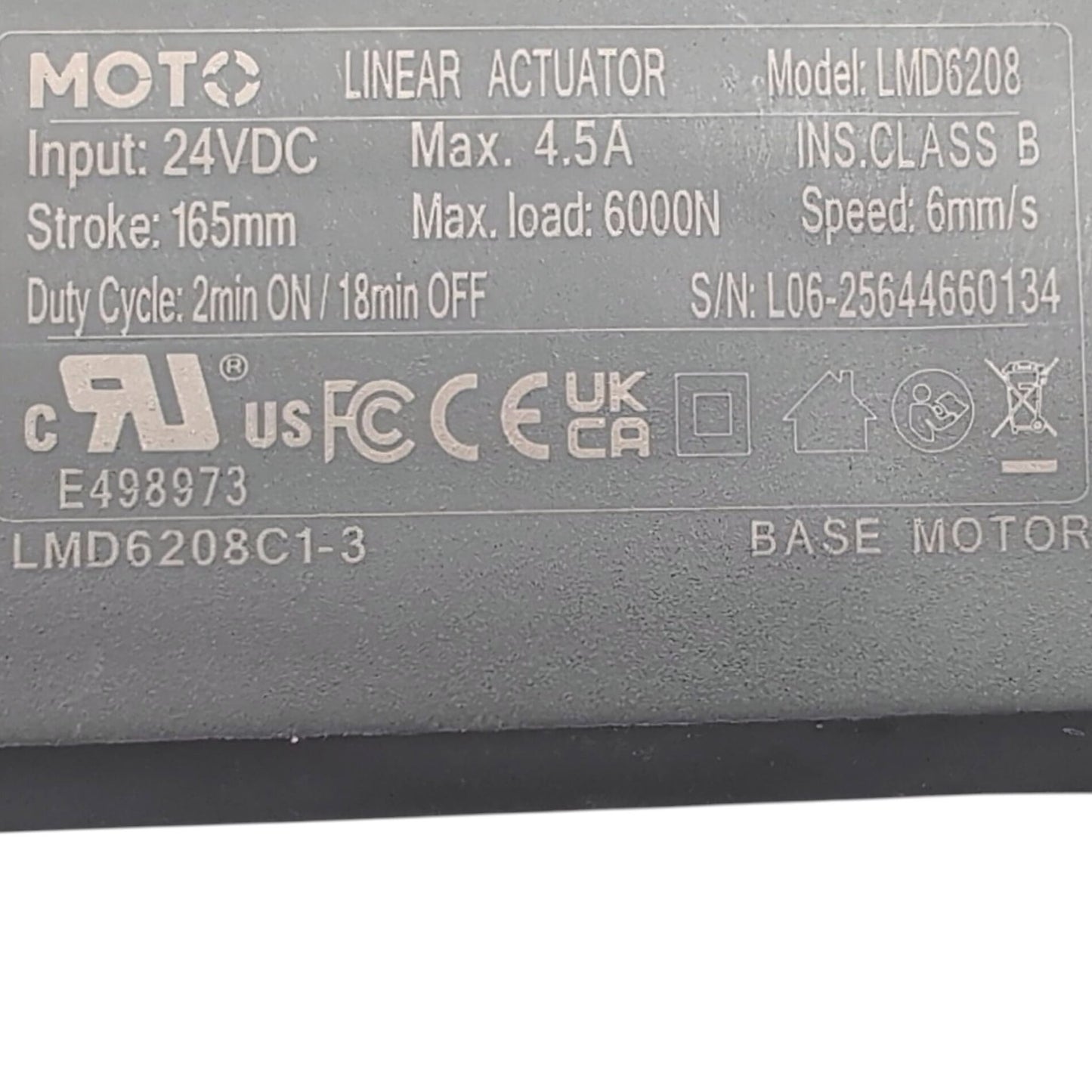 Pride Mobility | LMD6208C1-3 | MOT2302982 | Lift Recliner Chair Base Motor