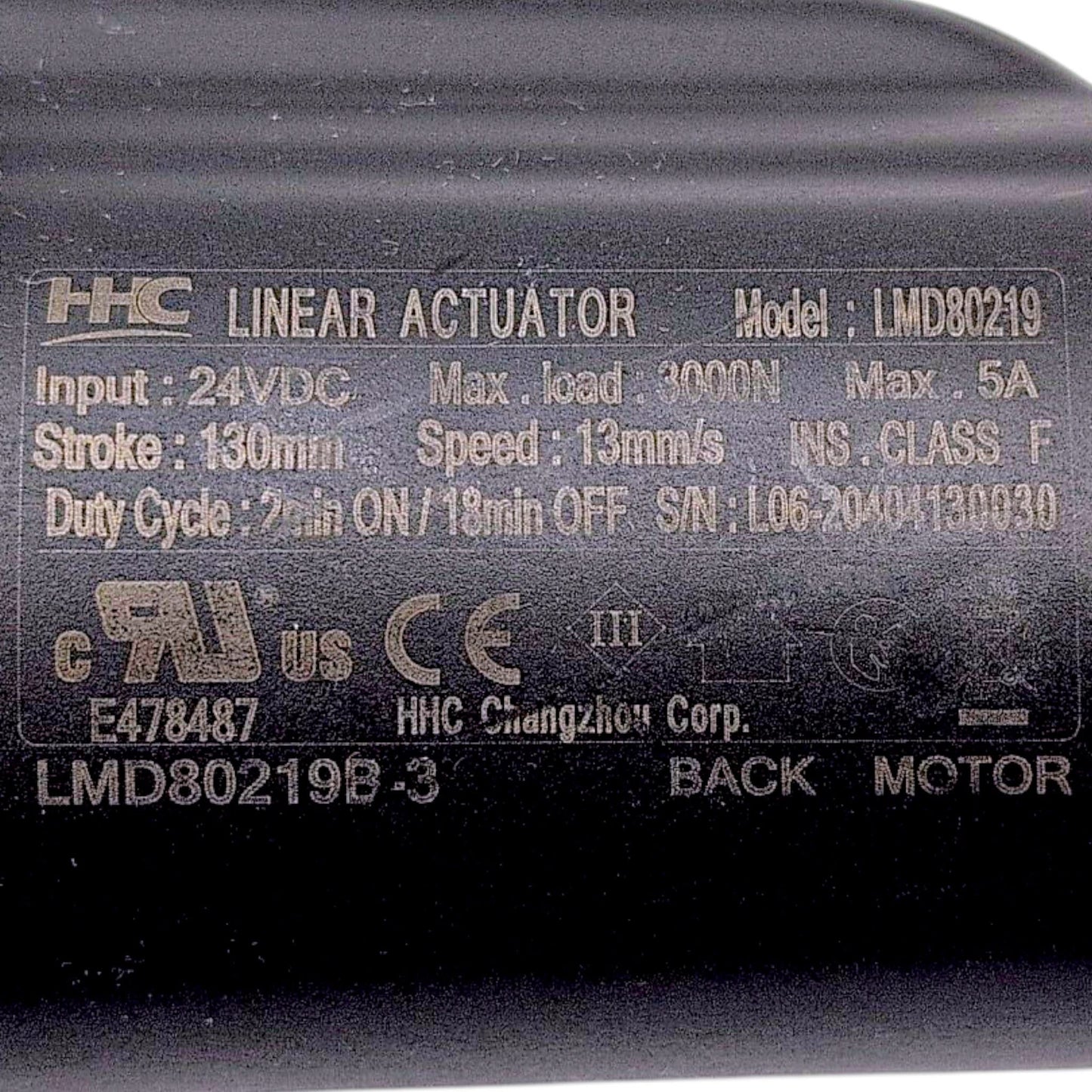 Pride Mobility Moto/HHC Lift Chair Motor - LMD80219B-3 / MOT1707326