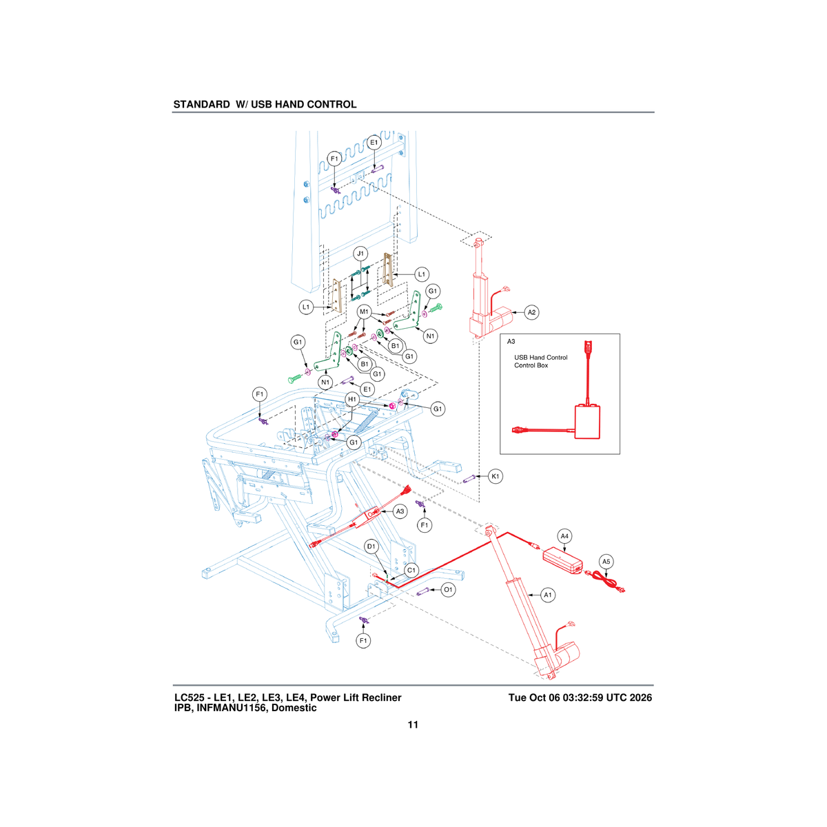 Pride Mobility MEC133484 linkage spacer parts diagram