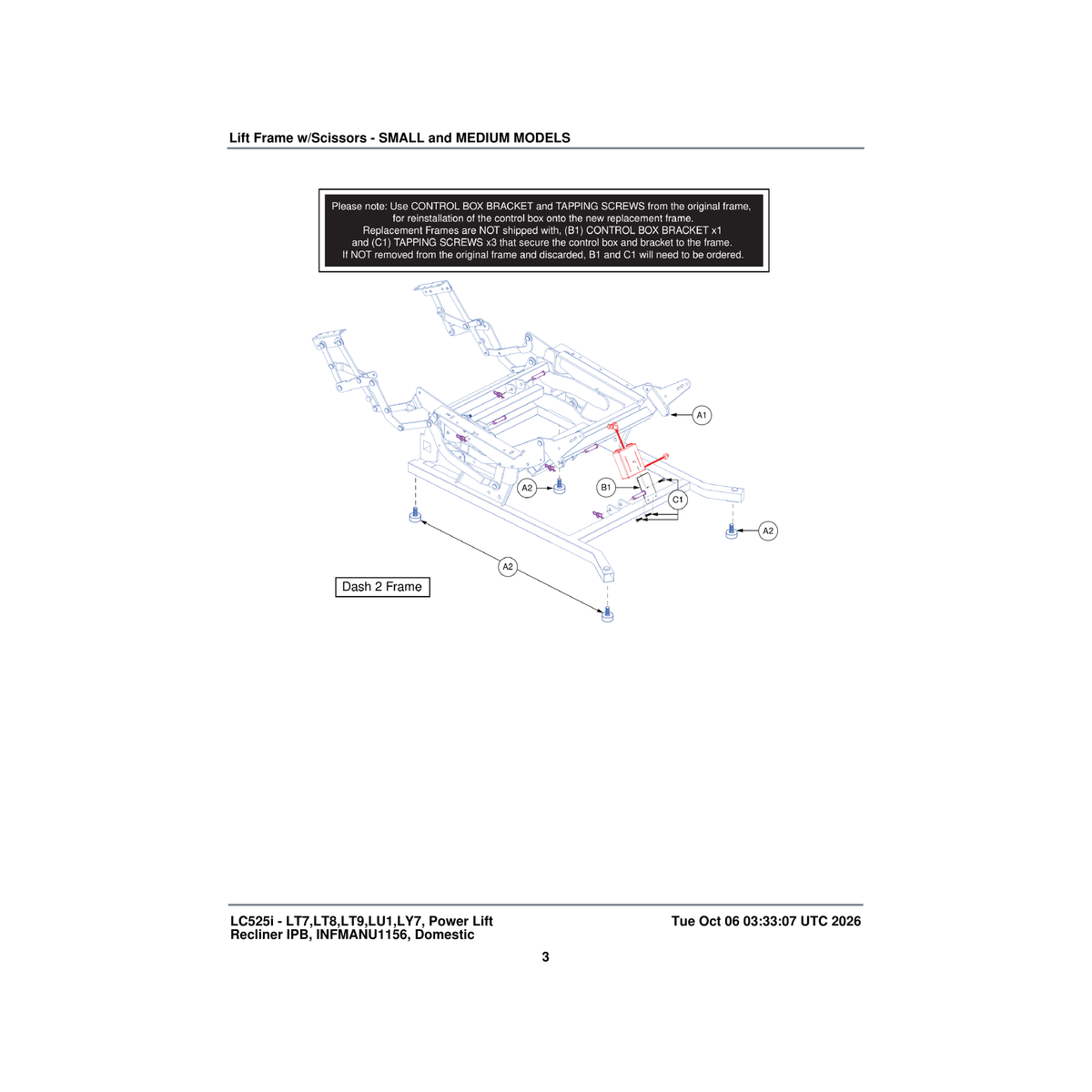 Pride Mobility MEC147097 hardware boost bracket control box bracket parts diagram