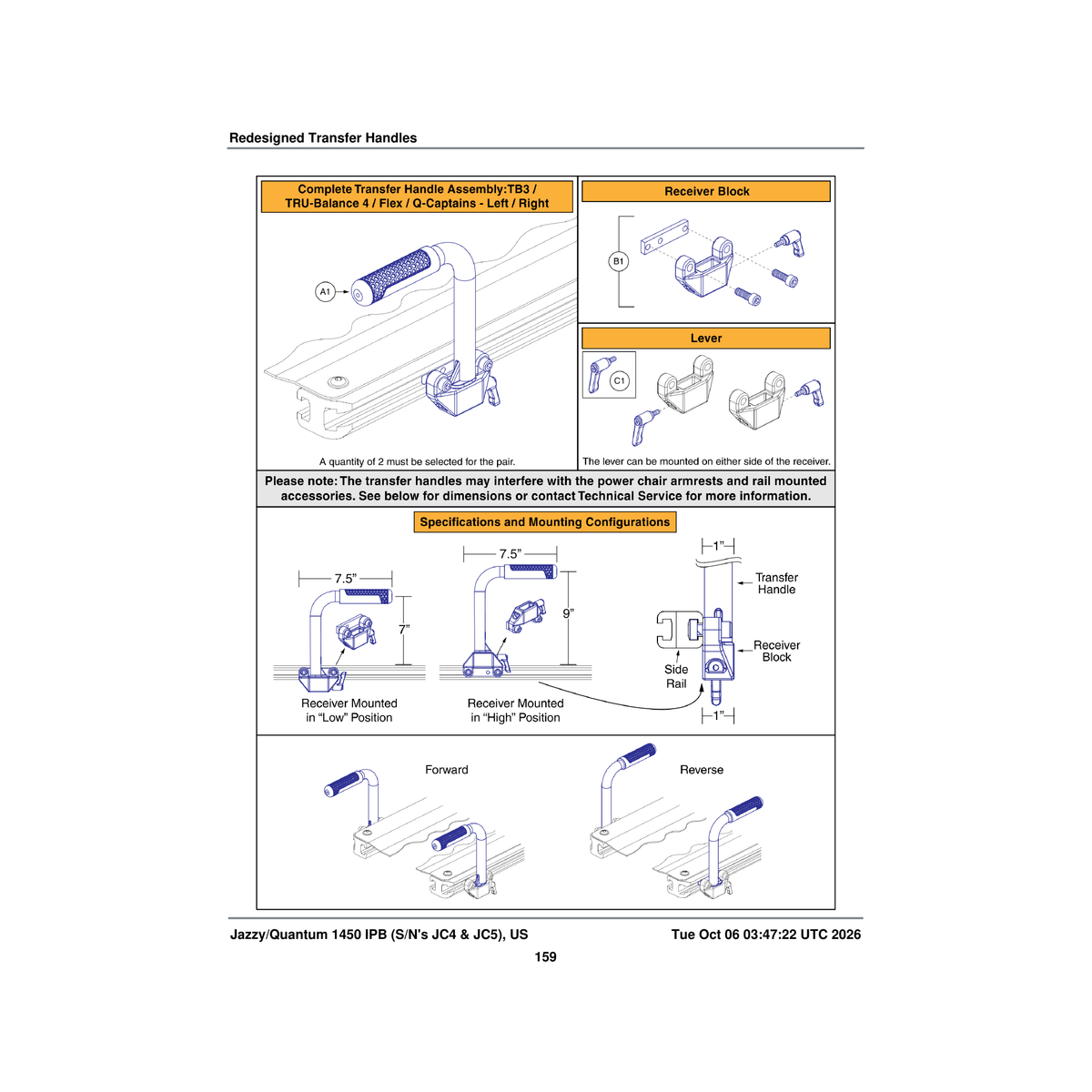 Pride Mobility MEC1809976 receiver block assembly parts diagram