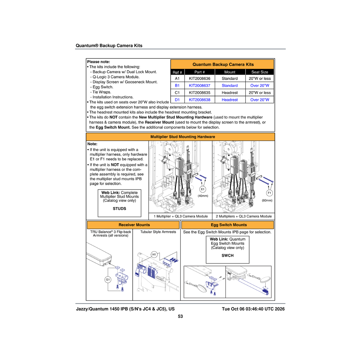 Pride Mobility MEC1907331 with mounting hardware joystick receiver mount assembly qbc gooseneck clamp parts diagram