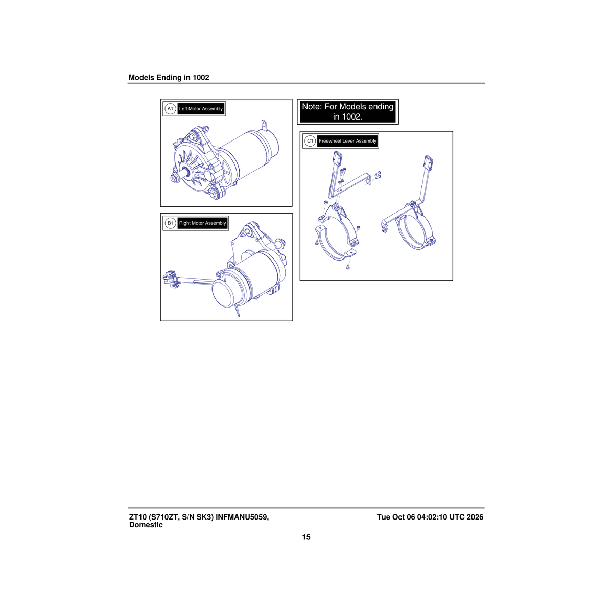 Pride Mobility MEC1909932 motor assembly ht 230 rpm ccw left parts diagram