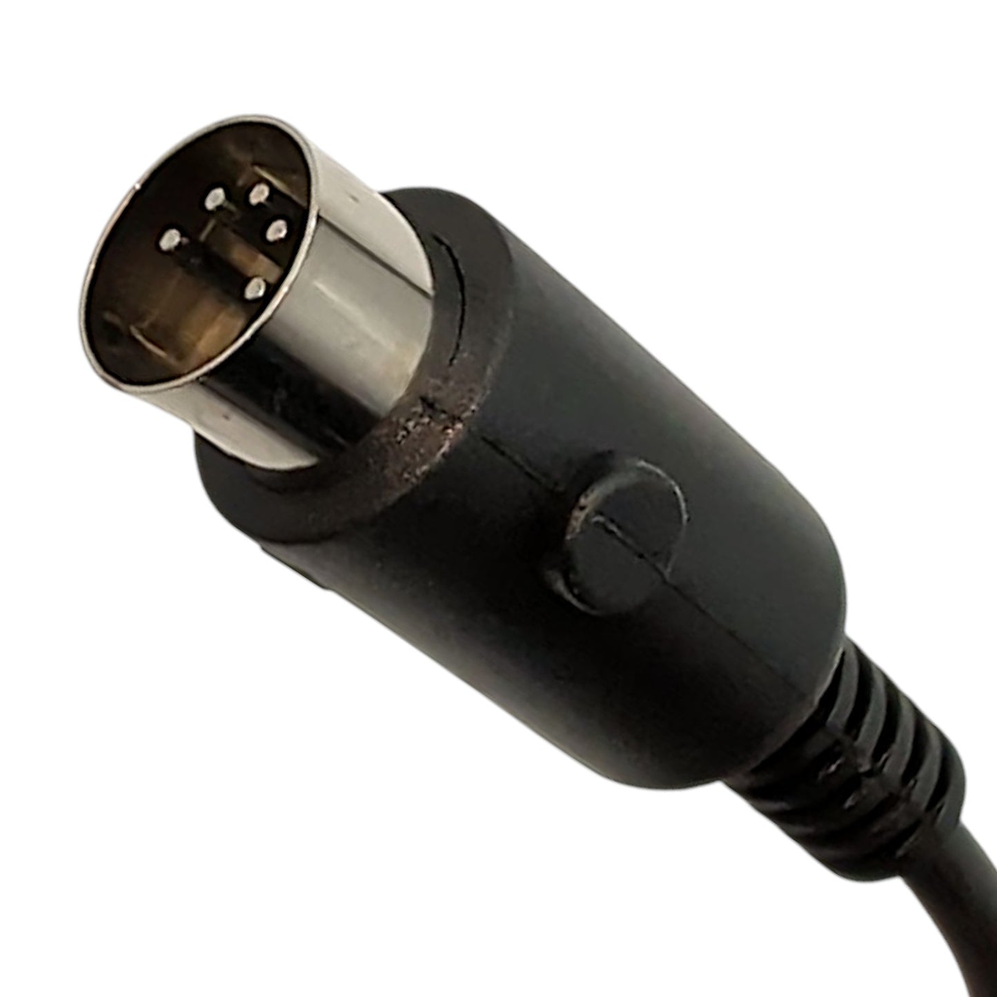 5-pin connector closeup with all 5 pins in view