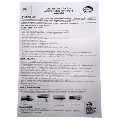 Pride Limoss Transformer Power Supply CTL161464 | 29V 2A