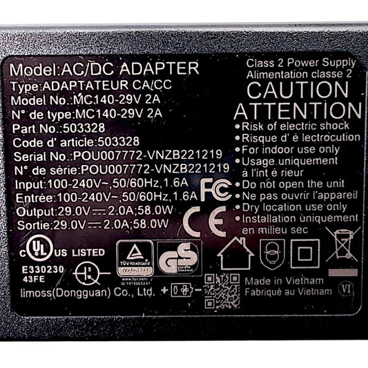 Pride Limoss Transformer Power Supply CTL161464 | 29V 2A