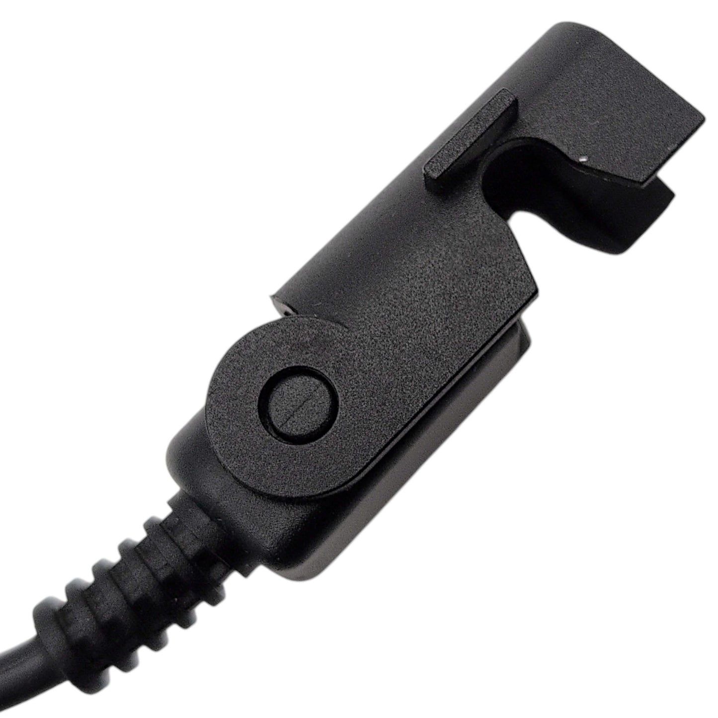 Side view of the clamp on the female side 2-pin connector