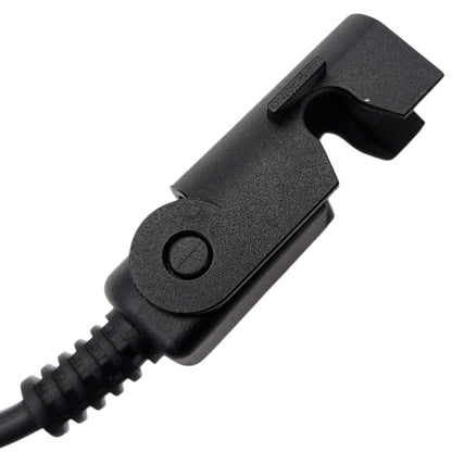Side view of the clamp on the female side 2-pin connector