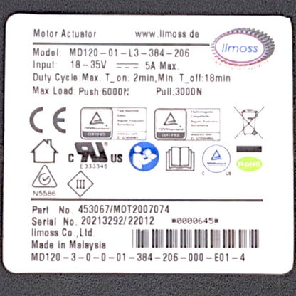 Pride Mobility - MOT2007074 / MD120-01-L3-384-206 Power Lift Chair Motor