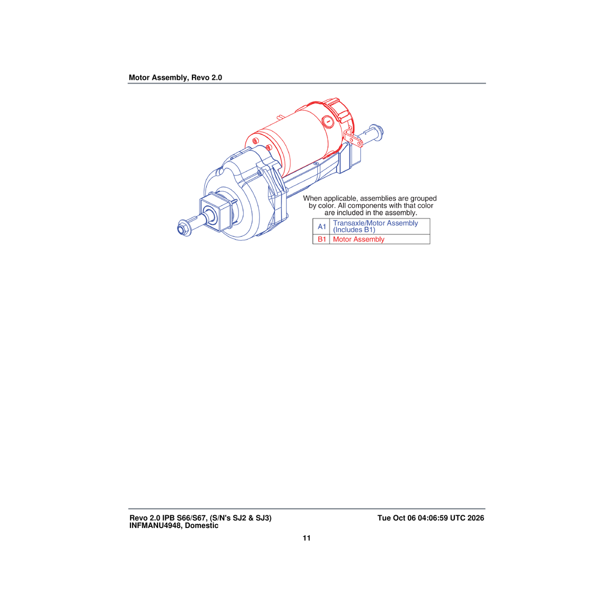 Pride Mobility MOT1909436 hi-fortune yongxu brake motor assembly parts diagram