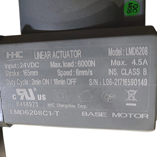 Pride Mobility Base Motor Actuator by Moto Motion (LMD6208C1-T / MOT2403037)