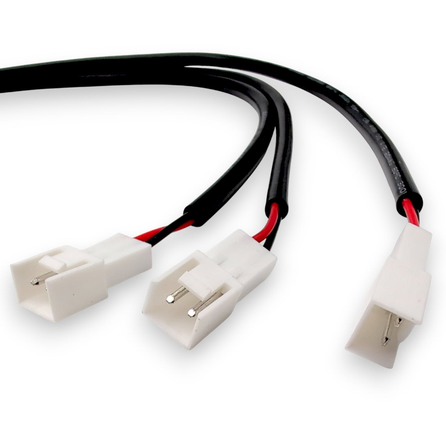 two-pin, whote connectors used for controling heat