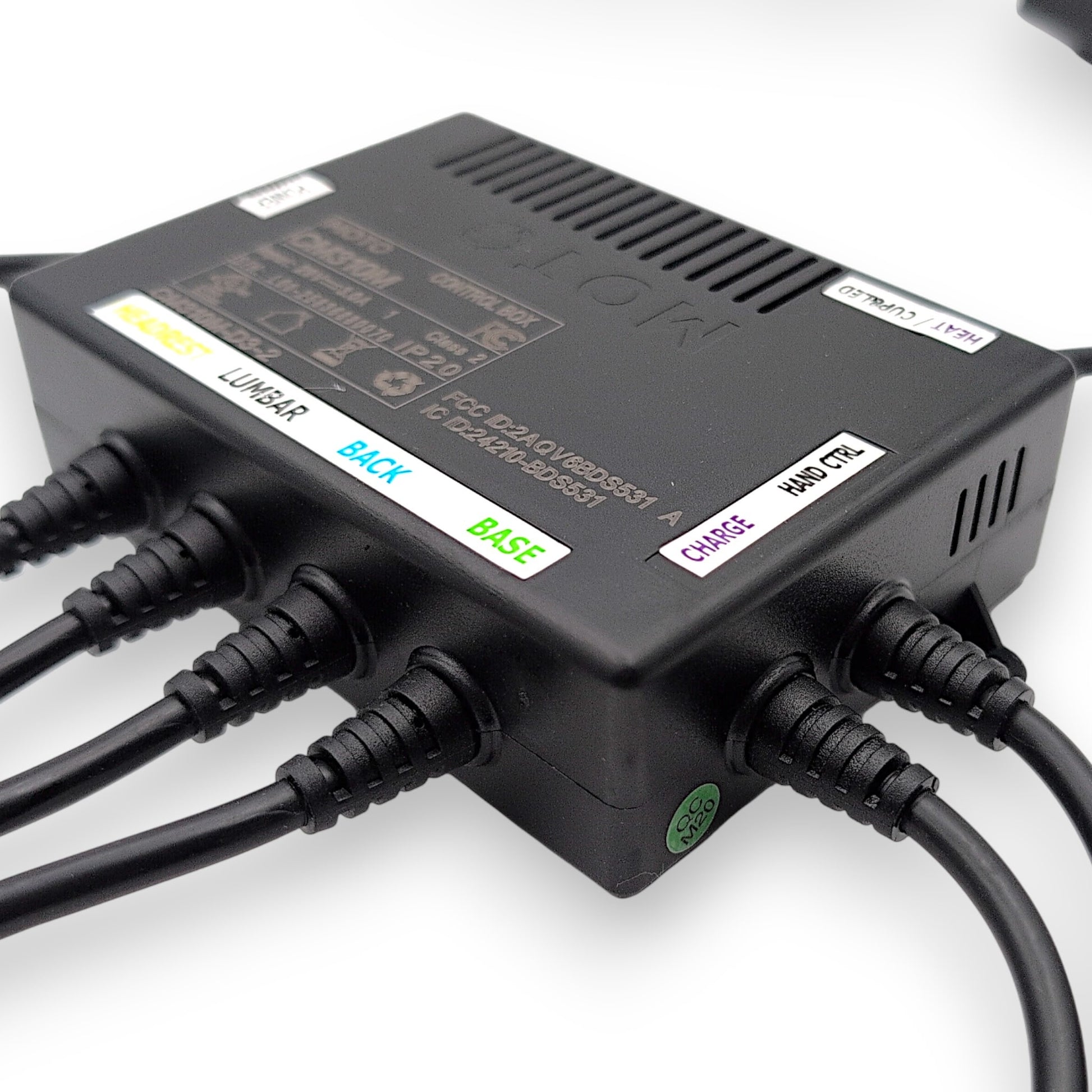 front / right view of control box