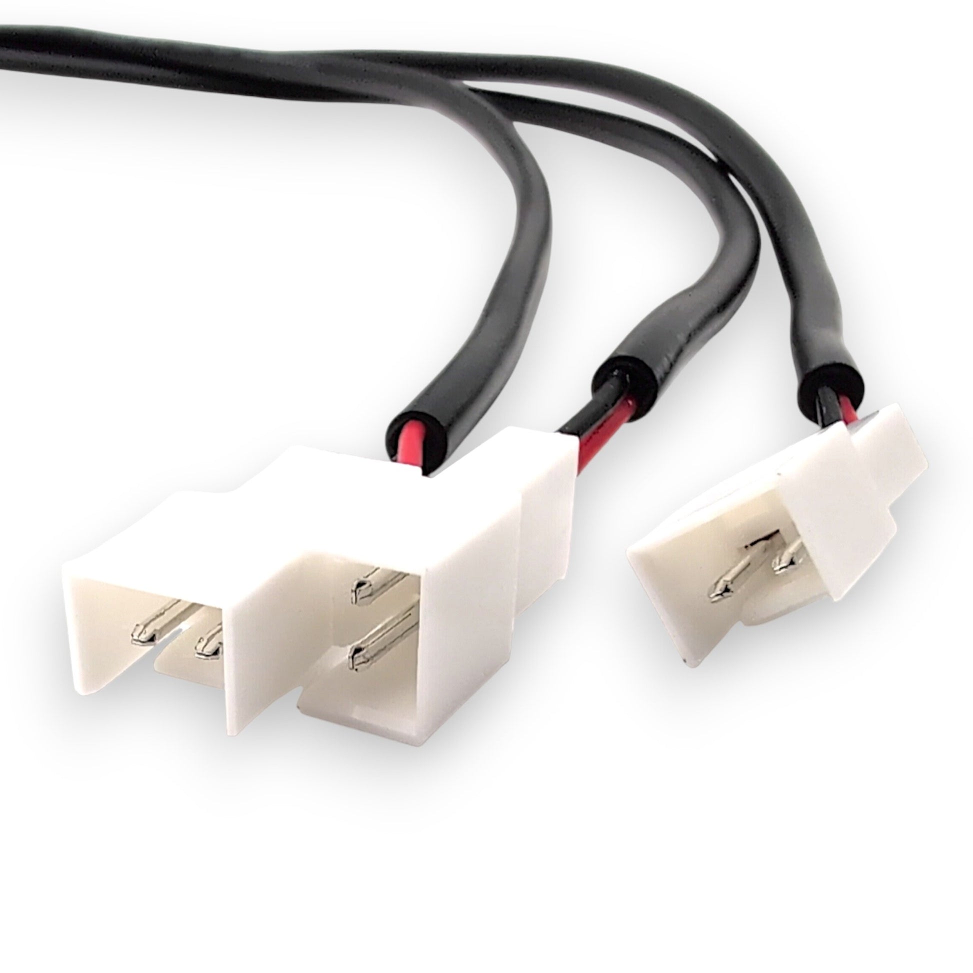 three, 2-pin Heat/CUP & LED connectors for the control box