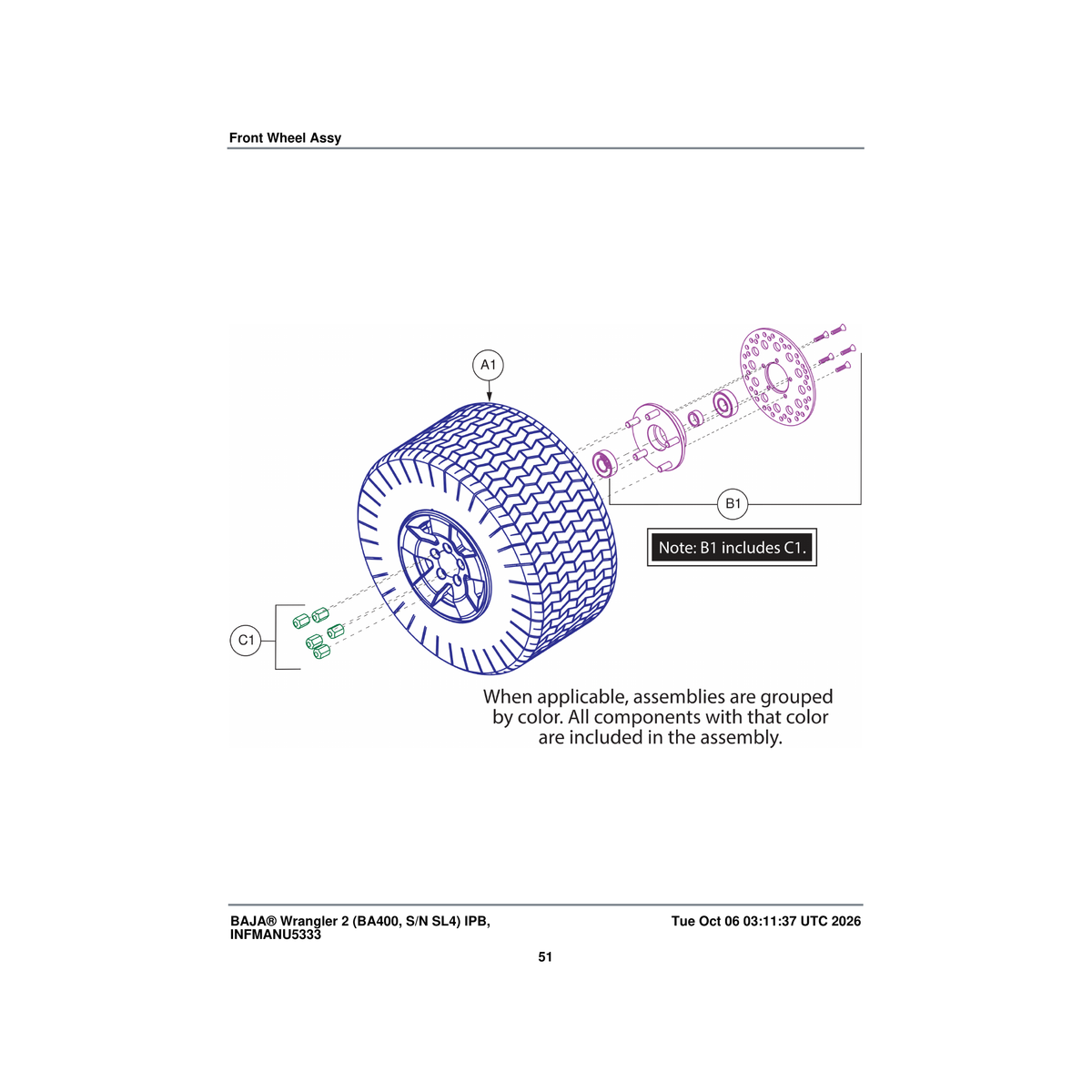 Pride Mobility NUTACRN1005 nut hex acorn .375-24 gr 2 zn parts diagram