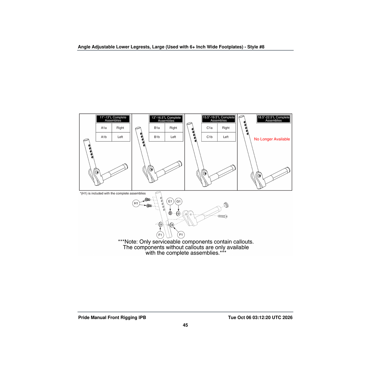 Pride Mobility NUTNJAM1015 nut jam pvtp .3125-18 stl parts diagram