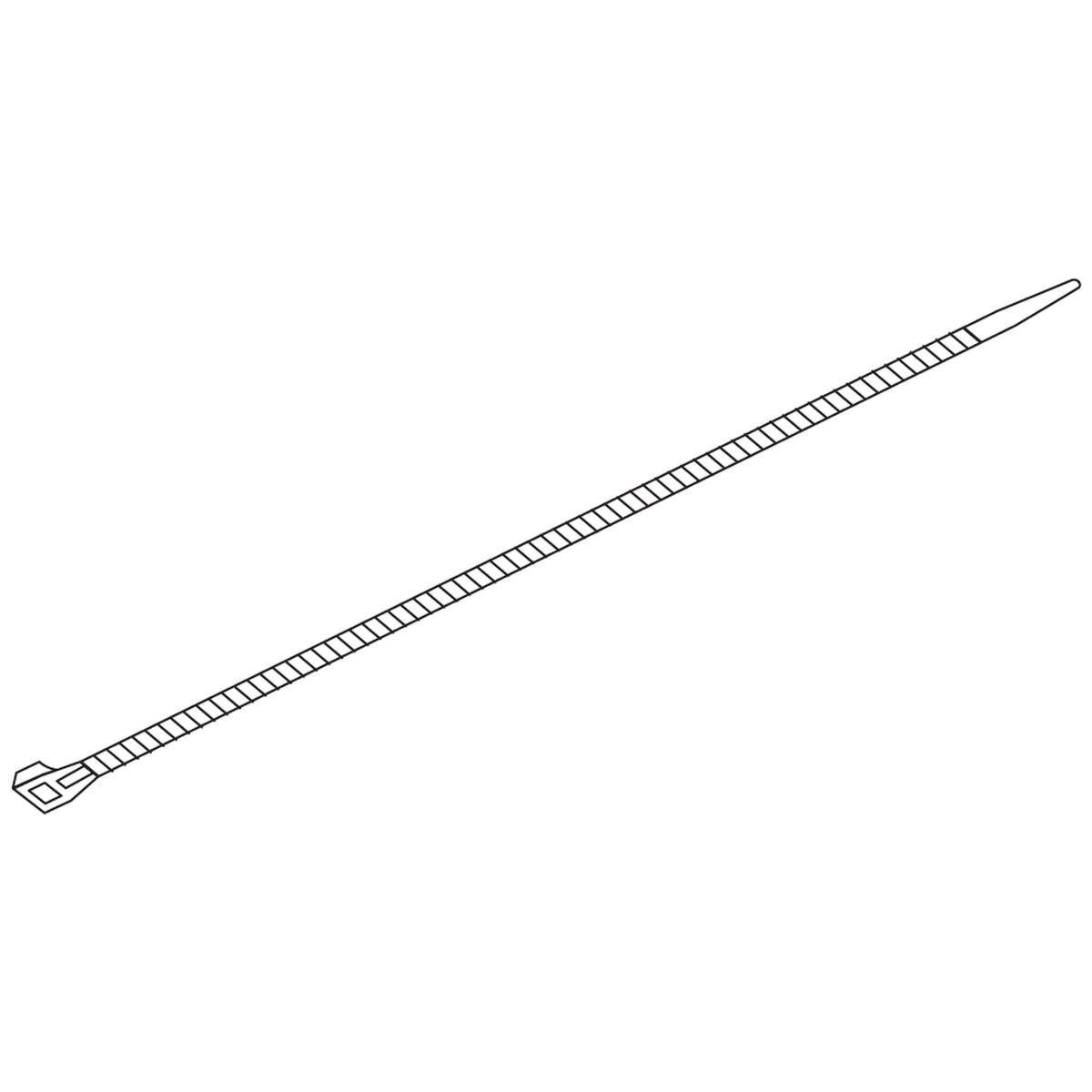 Pride Mobility PLSTIE1013 cable tie black plastic 200mm