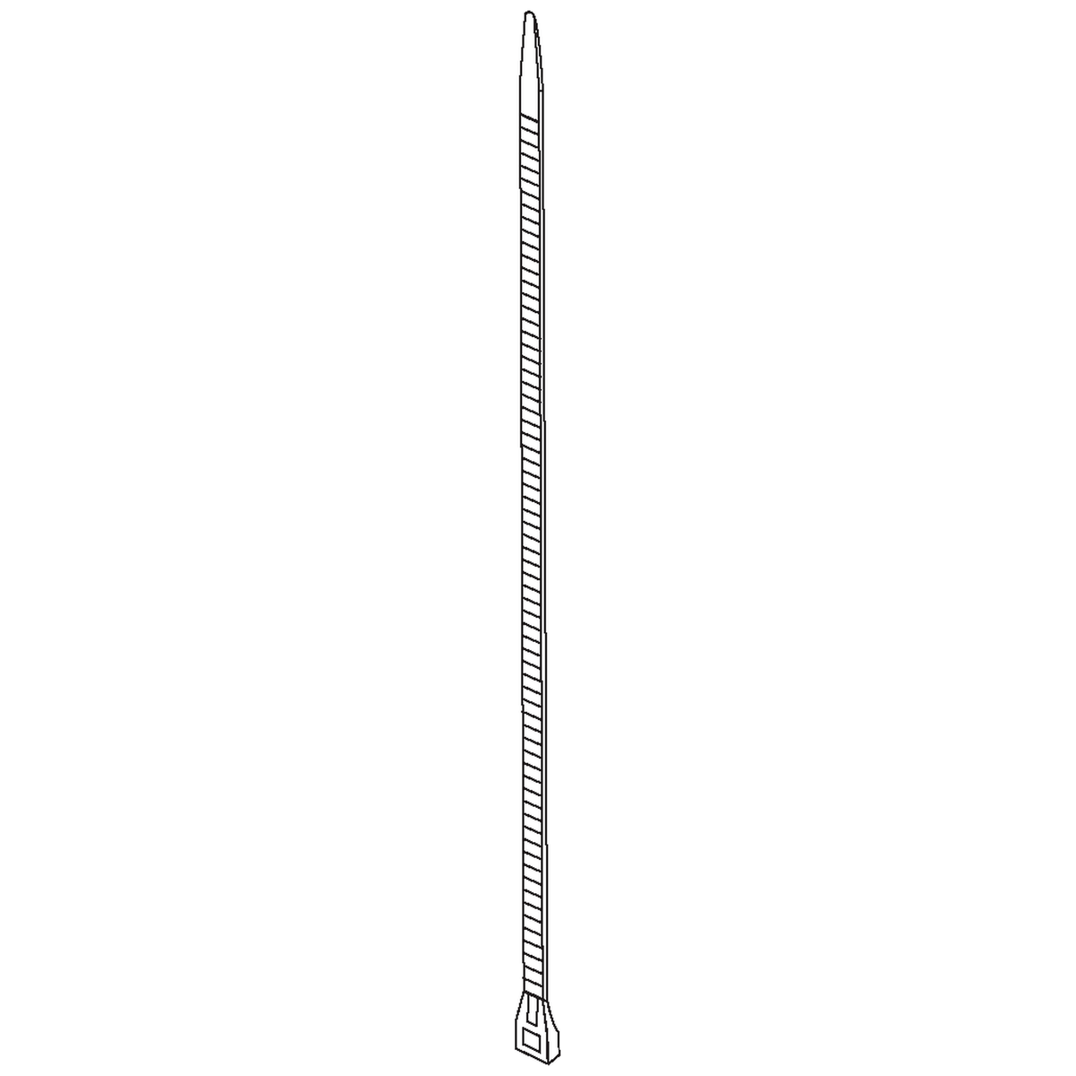 Pride Mobility PLSTIE1015 cable tie black plastic 210mm