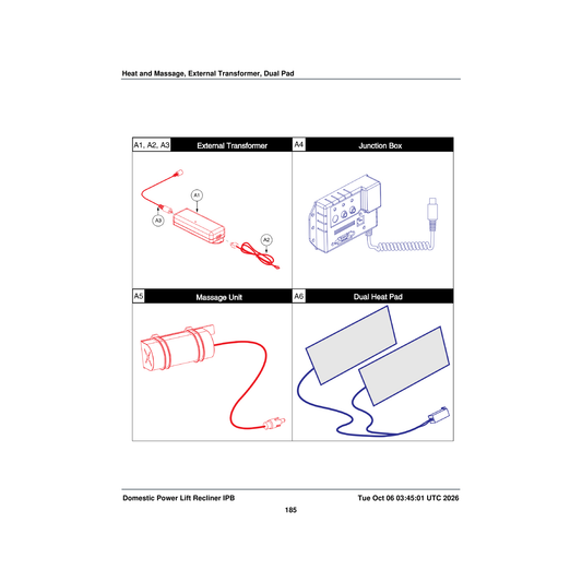 Pride Mobility PLSTIE1024 tiedown strap 270 lg plastic black spec no. parts diagram
