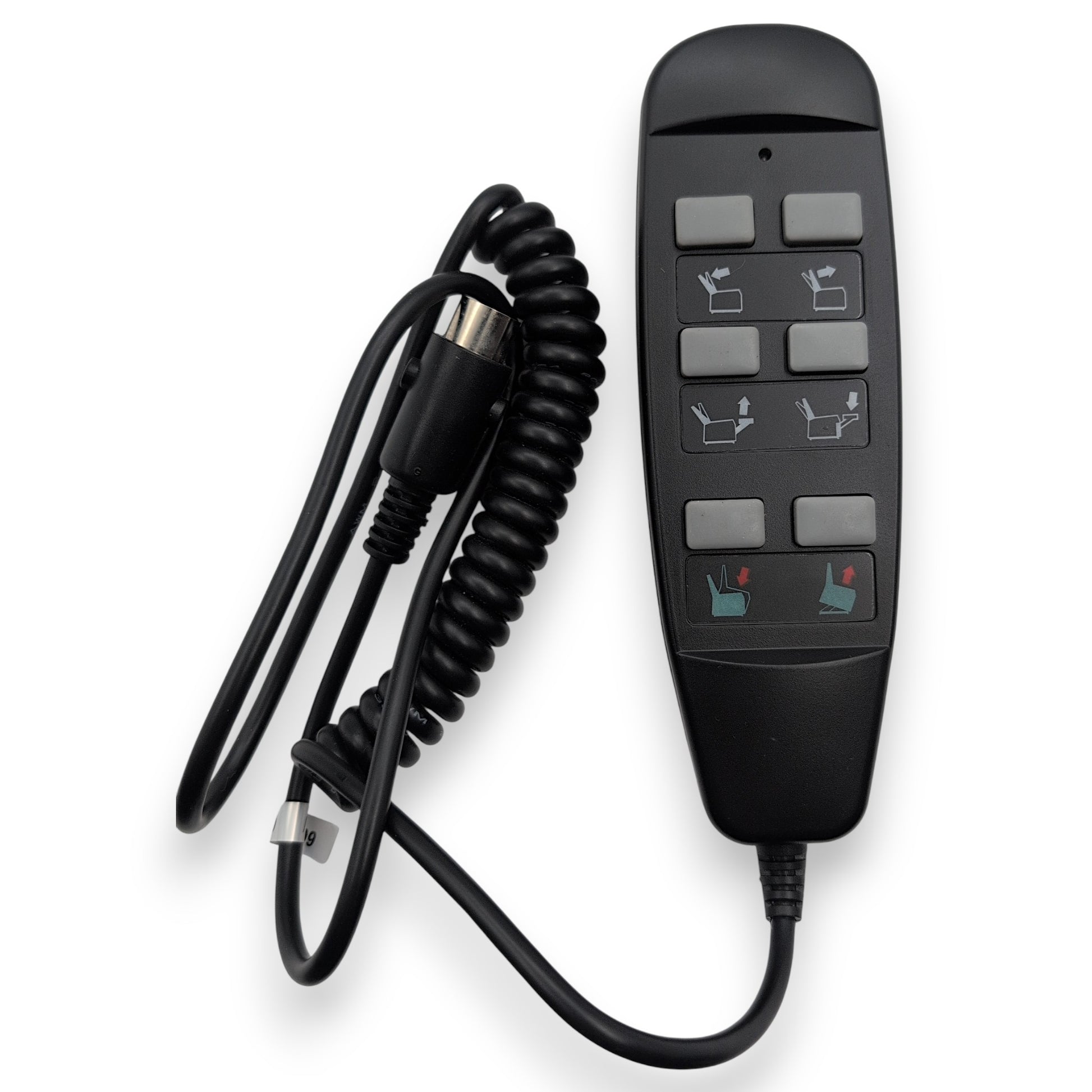 front of remote with cord