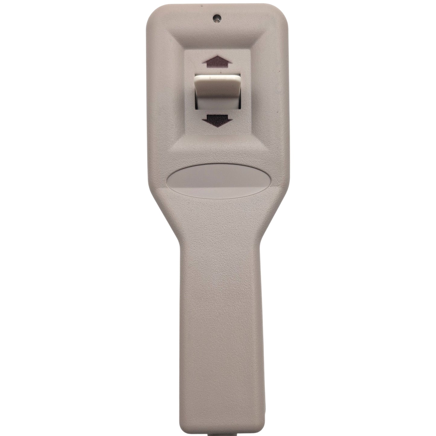 front close-up. Remote hand control with one switch