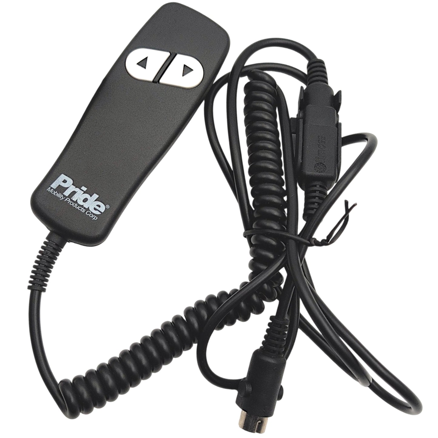front of remote with the cable wound up
