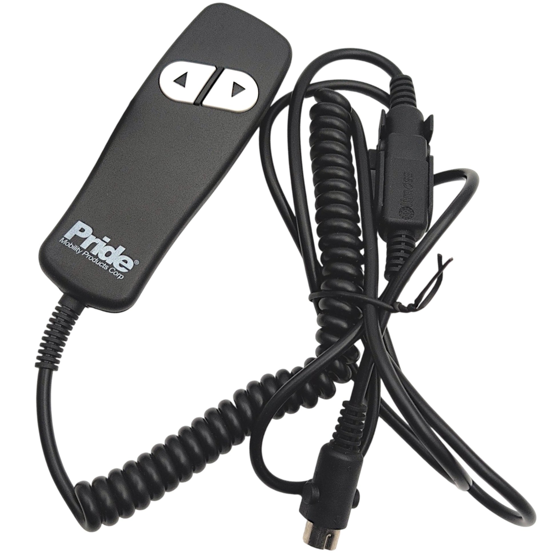 front of remote with the cable wound up