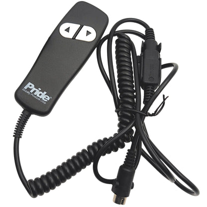 front of remote with the cable wound up