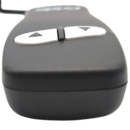 Top view of the remote / hand control