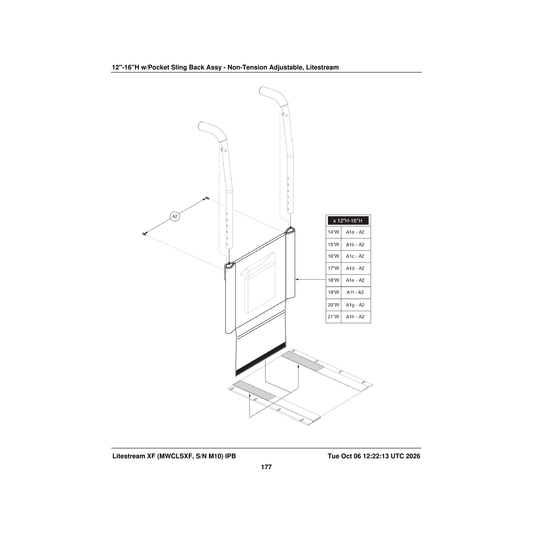 Pride Mobility SCRASBH1096 screw button head .250-20 x .625 astm f835 pvtp parts diagram