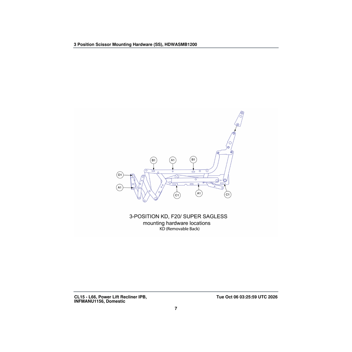 Pride Mobility SCRHHCS1534 screw hex head serrated flange .250-20 x 1.750 ifi-111 gr 5 parts diagram