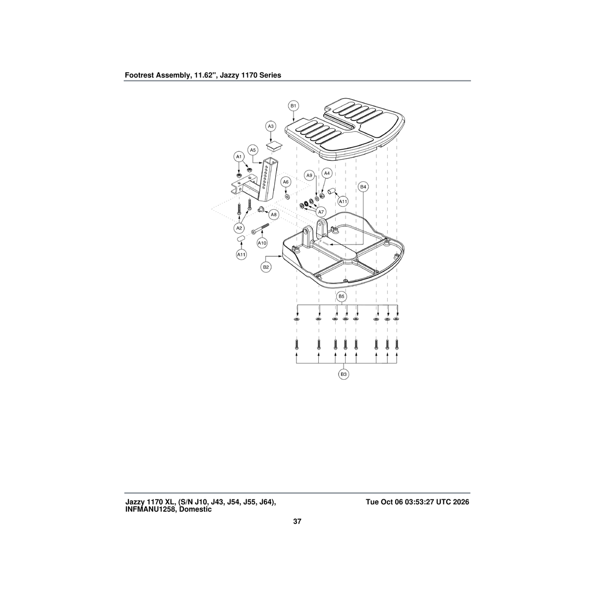 Pride Mobility SCRPPH1080 screw pan head type i cross recessed 8 (.164)-32 x .75 asme parts diagram