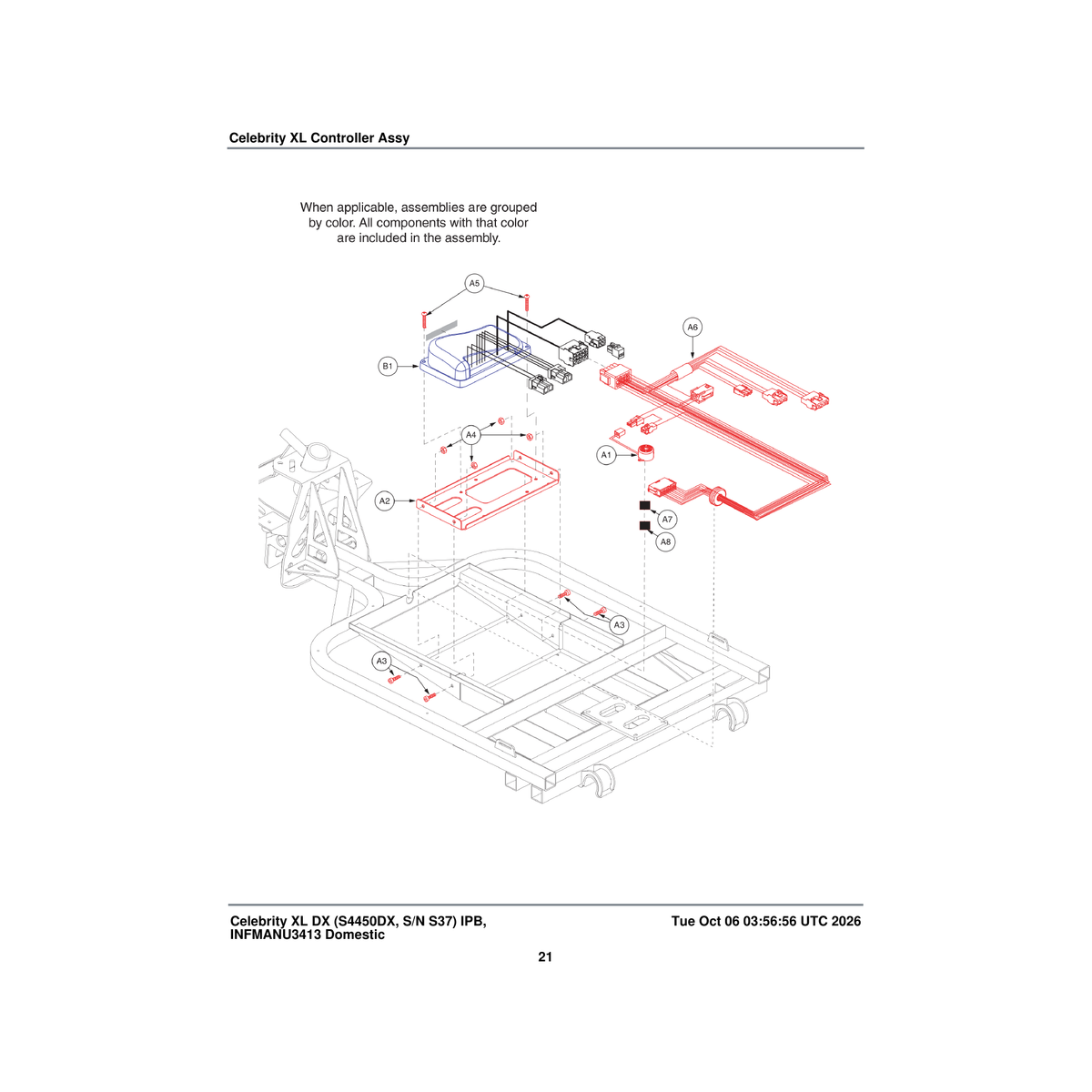 Pride Mobility SCRPPH1153 screw pan head type h m4x0.7 x 20 ft parts diagram