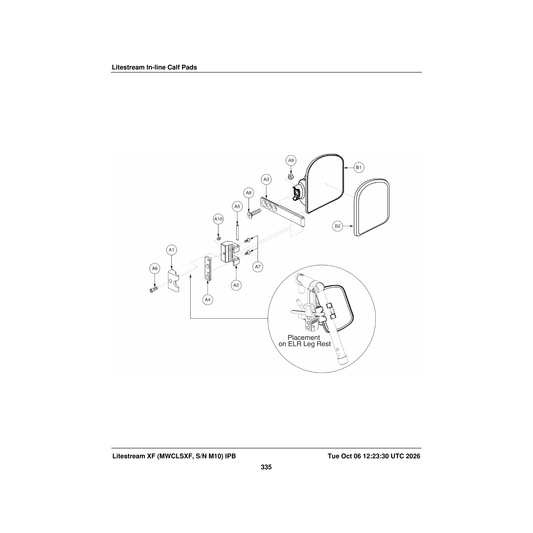 Pride Mobility SCRSHFH1061 screw shfh black zinc 5/16-18 x 1.50 inch grade 8 with nylon parts diagram