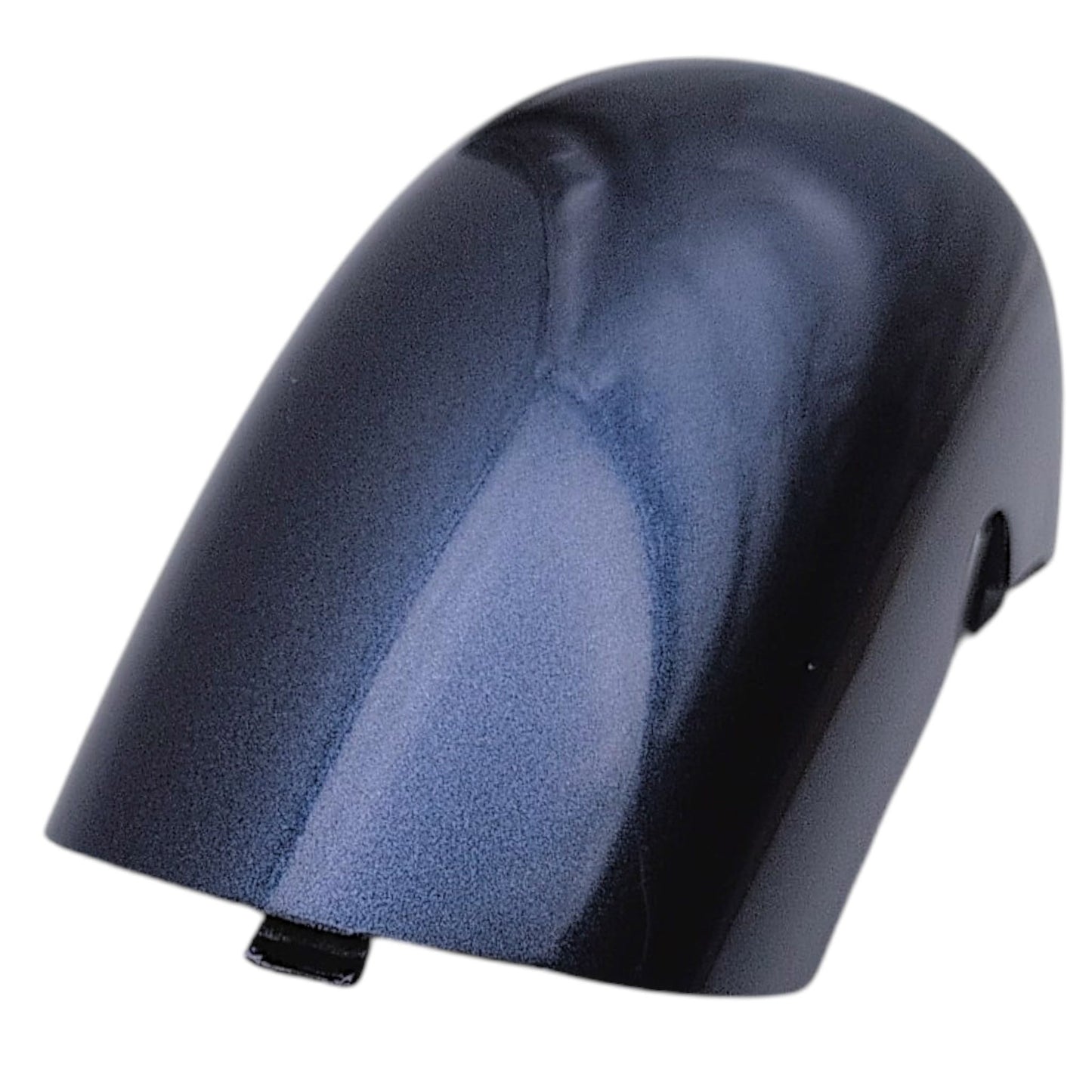 front/top/side view of blue tiller shroud