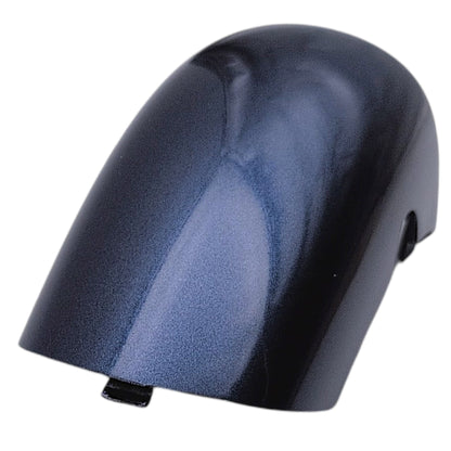 front/top/side view of blue tiller shroud