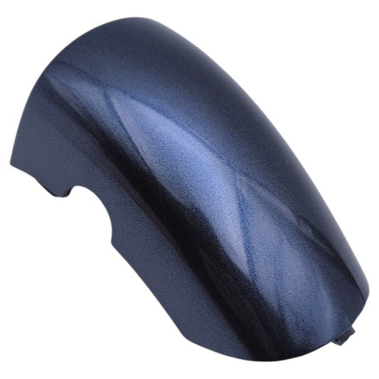 front/top/side view of blue tiller shroud
