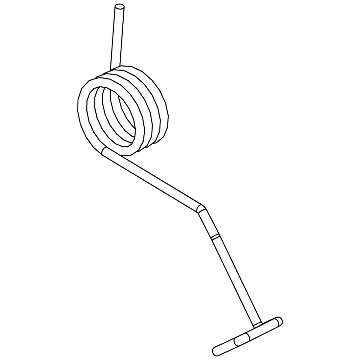Pride Mobility (SPGRAW1010), locking lever spring for the SC150.