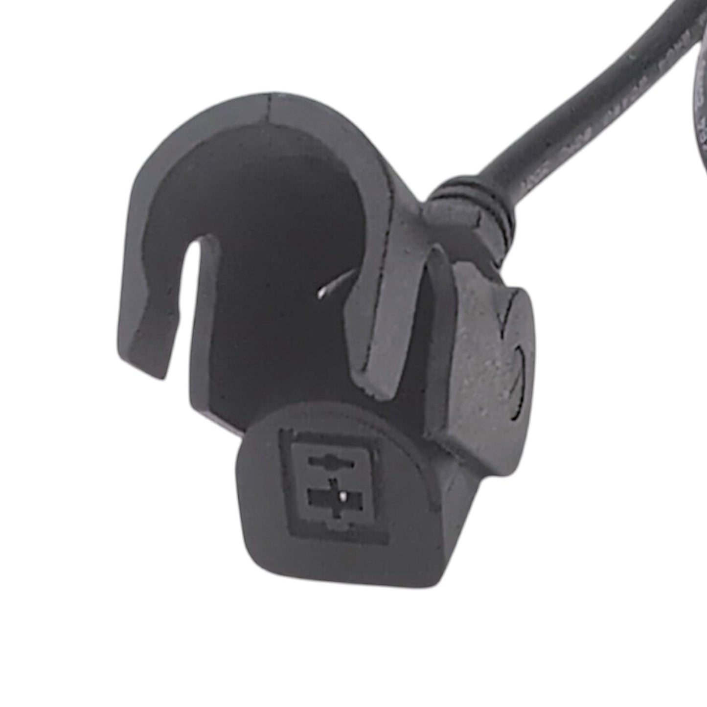 female end of 2-pin motor/control box cable with clamp