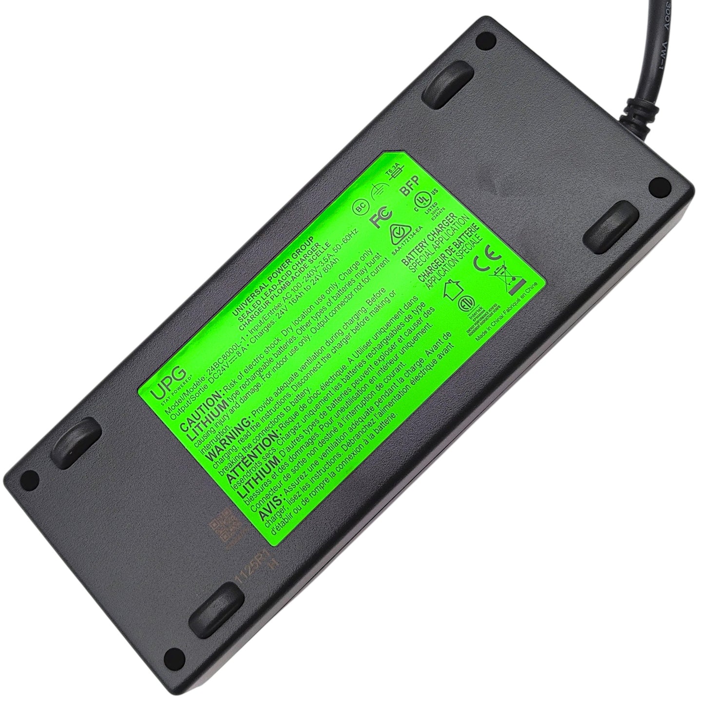 Pride 24V 8A Lithium Charger Pursuit 2 SC7312 - ELE2300934