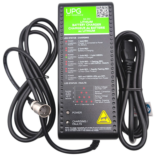 Pride 24V 8A Lithium Charger Pursuit 2 SC7312 - ELE2300934