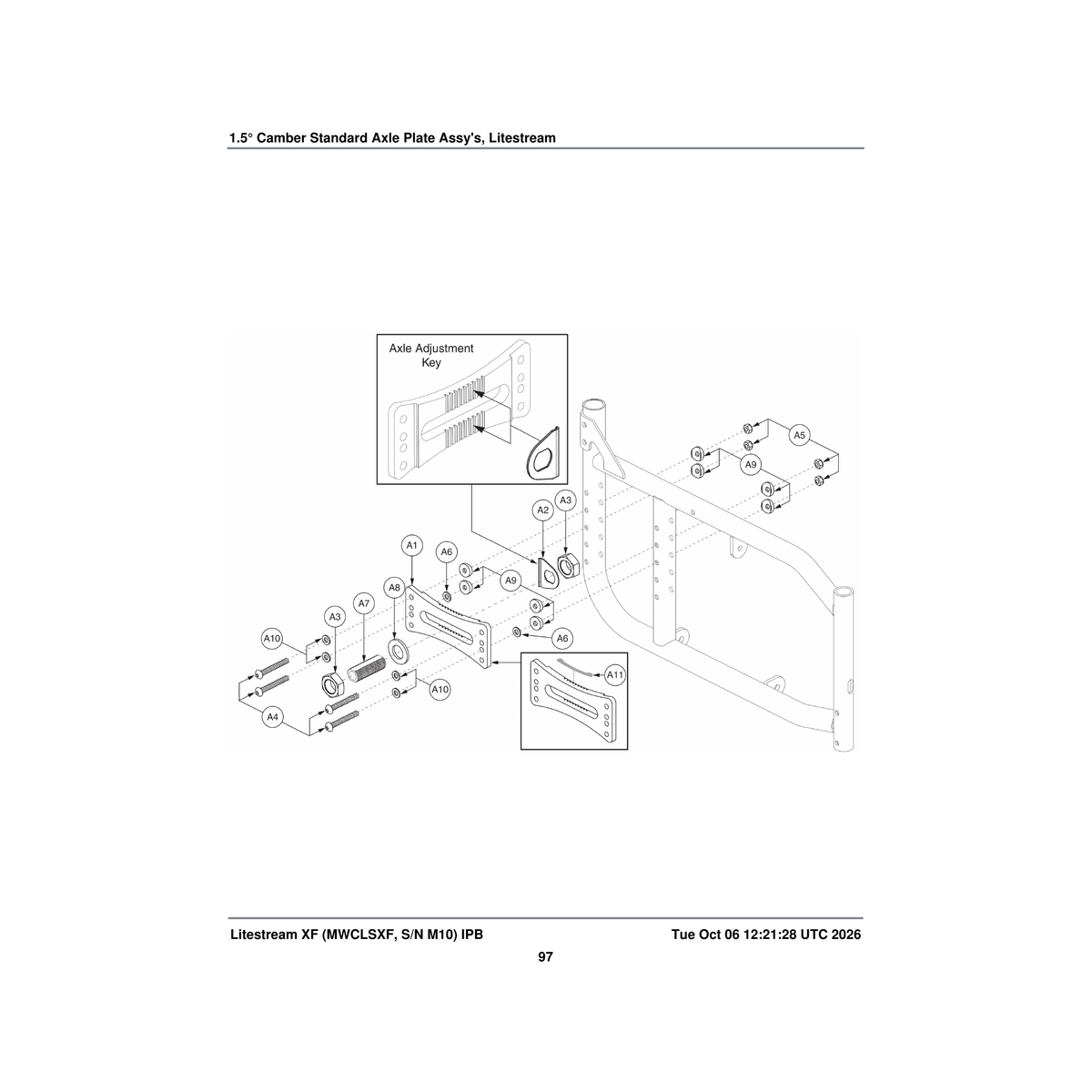Pride Mobility WASSTND1196 washer flat .188 nom- .25 id x .56 od x .05 thk astm f844 parts diagram