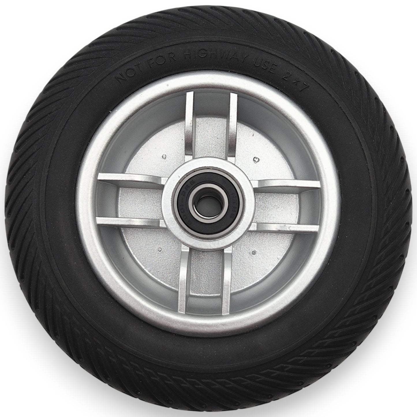 Pride 2" x 7" Front Wheel Assembly - WHLASMB1841 - Gogo (Elite Traveller)(Ultra X)