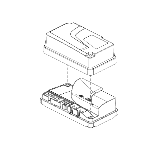Pride Mobility Dynamic V2.07 Controller, 90 Amp part number CTL139172, parts drawing