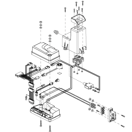 Pride Mobility R-Series V2.07 Controller, 90 Amp, 5.5 MPH Program part number ELE150975, parts drawing
