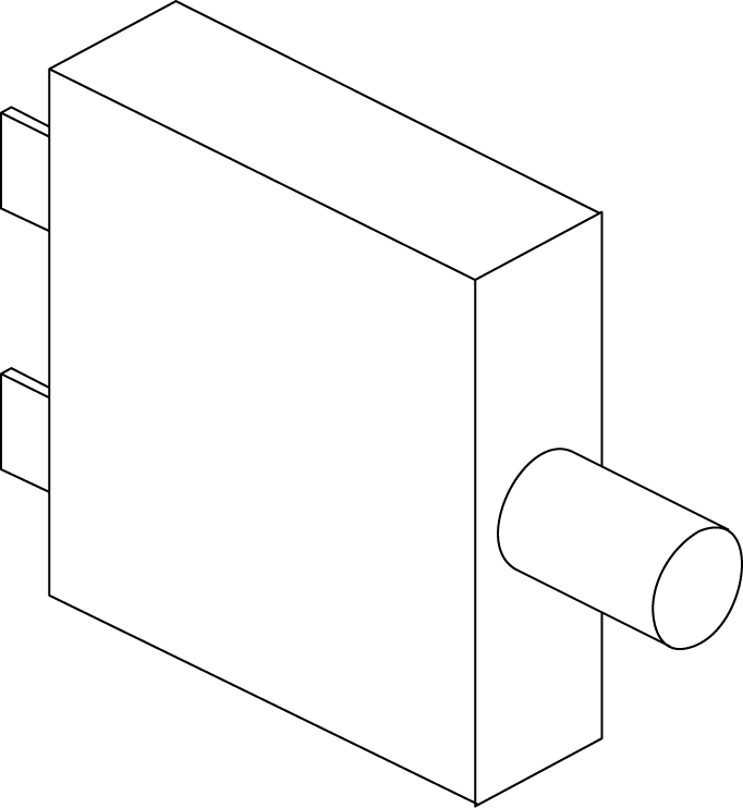 Pride Mobility 15 Amp Circuit Breaker part number ELECBRK1013, parts drawing